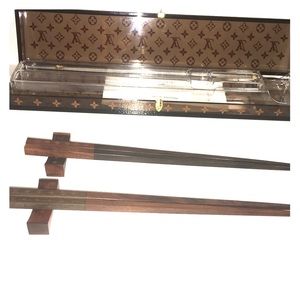 Pair of limited edition Louis Vuitton chopsticks